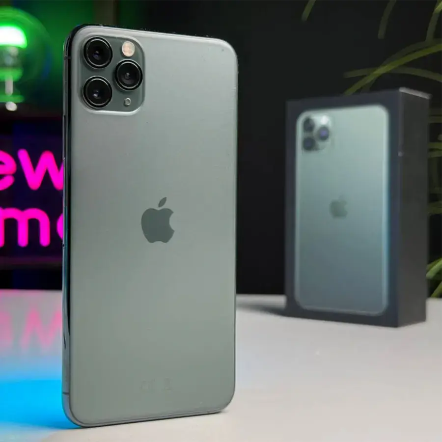 Б/У Apple iPhone 11 Pro Max 256GB Midnight Green (MWH72) - Состояние: хороший | Аккумулятор: 100% | Комплектация: полный | Гарантія: 1 мес.