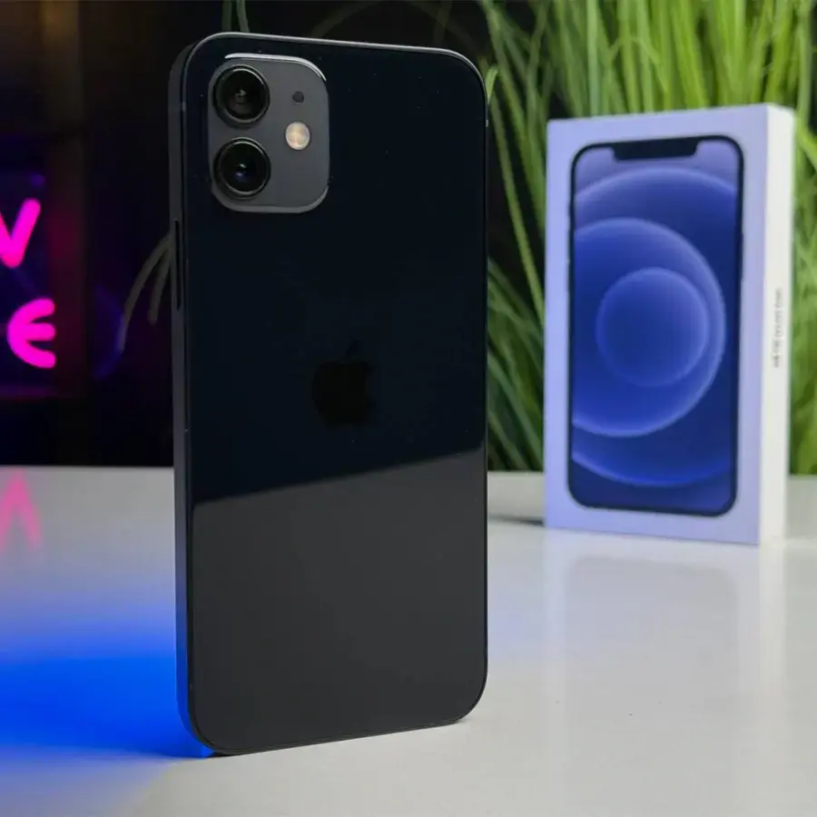 ВЖИВАНИЙ Apple iPhone 12 128GB Black (MGHC3, MGJA3) - Стан: гарний | Акумулятор: 100% | Комплектація: повний | Гарантія: 1 міс.