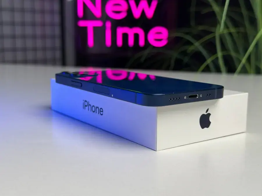 Б/У Apple iPhone 12 Mini 128GB Blue (MG8P3, MGE63) - Состояние: хороший | Аккумулятор: 100% | Комплектация: полный | Гарантія: 1 мес.