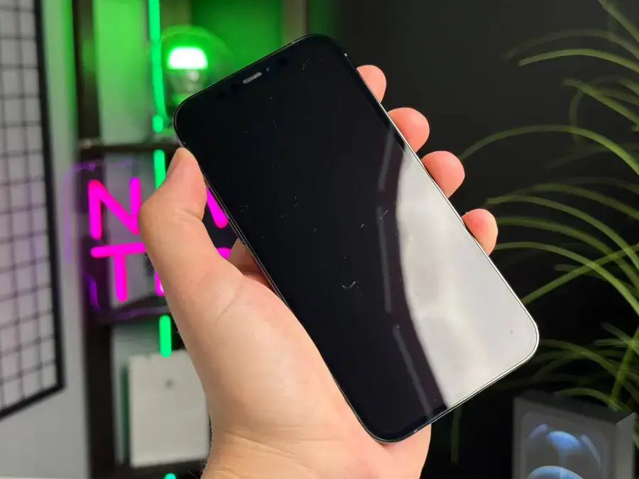 Б/У Apple iPhone 12 Pro 128GB Pacific Blue (MGLR3, MGMN3) - Состояние: хороший | Аккумулятор: 100% | Комплектация: полный | Гарантія: 1 мес.