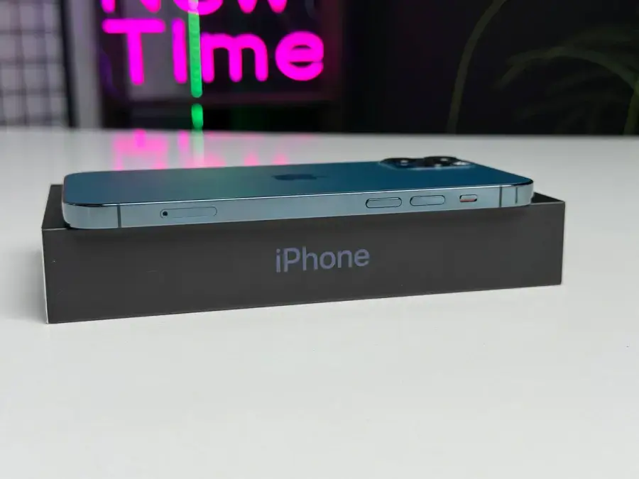 Б/У Apple iPhone 12 Pro 128GB Pacific Blue (MGLR3, MGMN3) - Состояние: хороший | Аккумулятор: 100% | Комплектация: полный | Гарантія: 1 мес.