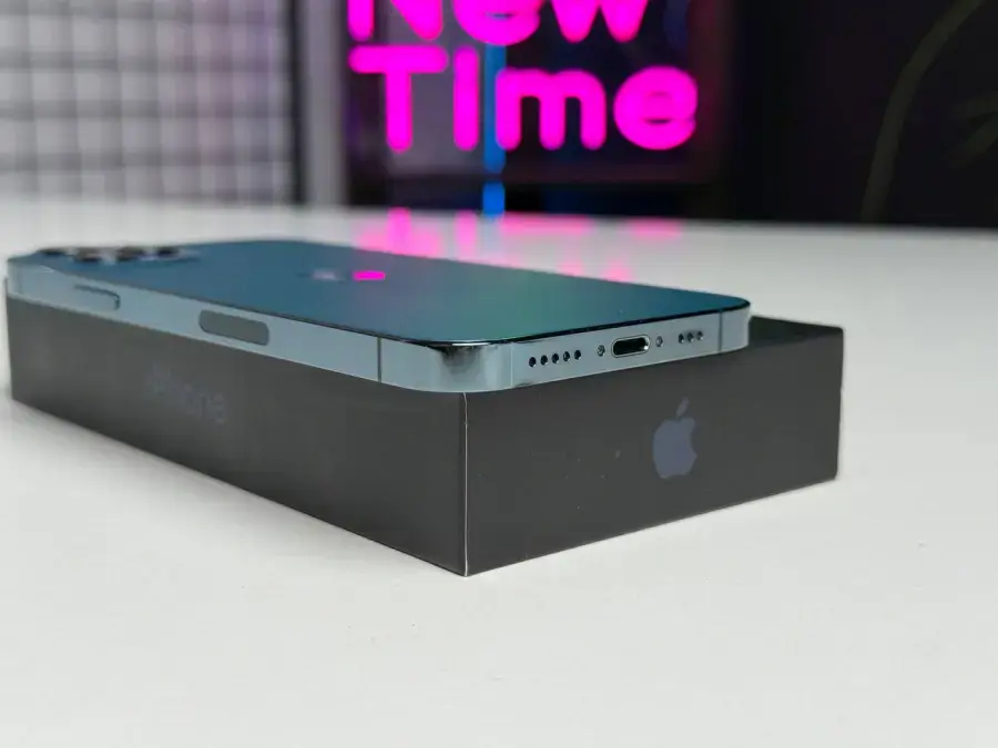 Б/У Apple iPhone 12 Pro 128GB Pacific Blue (MGLR3, MGMN3) - Состояние: хороший | Аккумулятор: 100% | Комплектация: полный | Гарантія: 1 мес.