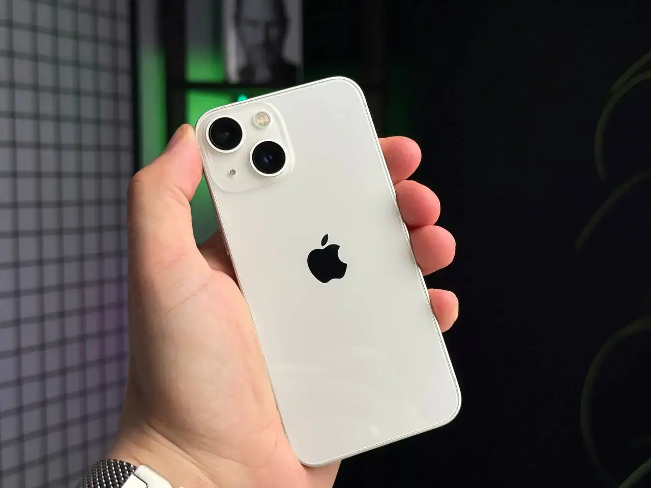Б/У Apple iPhone 13 Mini 128GB Starlight (MLHN3, MLK13) - Состояние: хороший | Аккумулятор: 100% | Комплектация: полный | Гарантія: 1 мес.