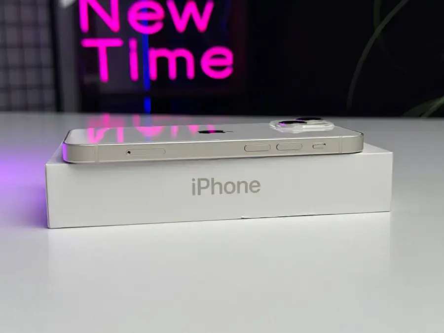 ВЖИВАНИЙ Apple iPhone 13 Mini 128GB Starlight (MLHN3, MLK13) - Стан: гарний | Акумулятор: 100% | Комплектація: повний | Гарантія: 1 міс.