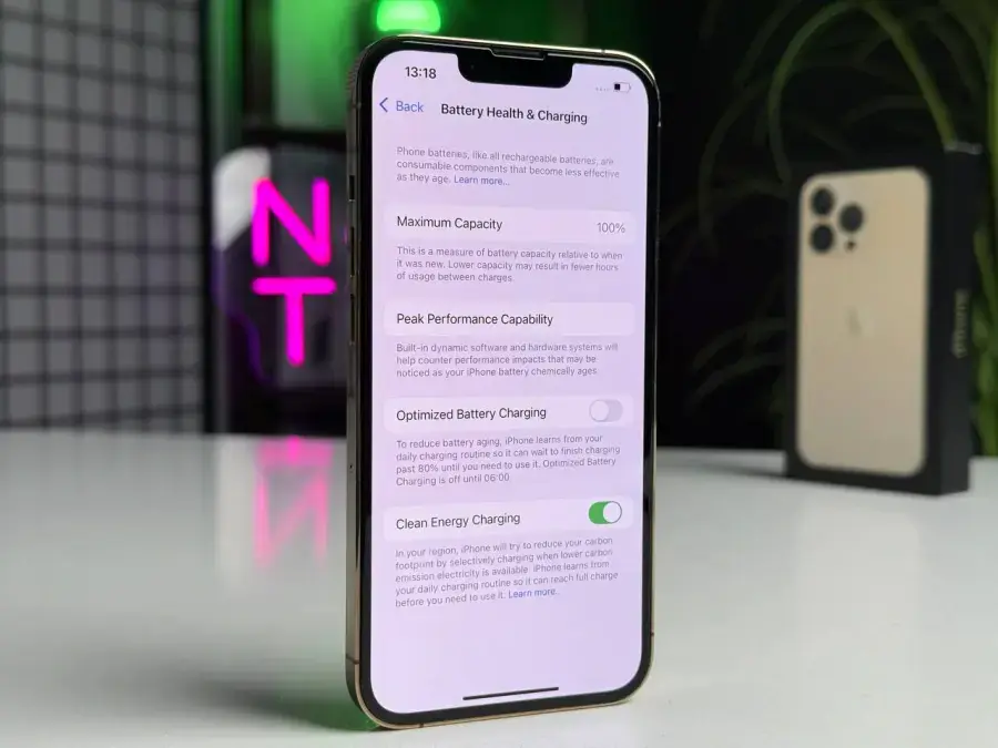 ВЖИВАНИЙ Apple iPhone 13 Pro 128GB Gold (MLTR3, MLVC3) - Стан: гарний | Акумулятор: 100% | Комплектація: повний | Гарантія: 1 міс.