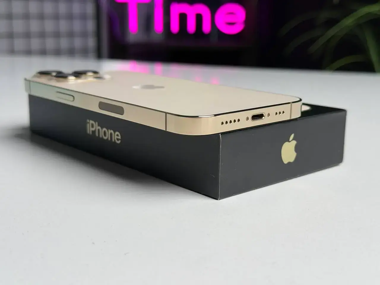 Б/У Apple iPhone 13 Pro 128GB Gold (MLTR3, MLVC3) - Состояние: хороший | Аккумулятор: 100% | Комплектация: полный | Гарантія: 1 мес.