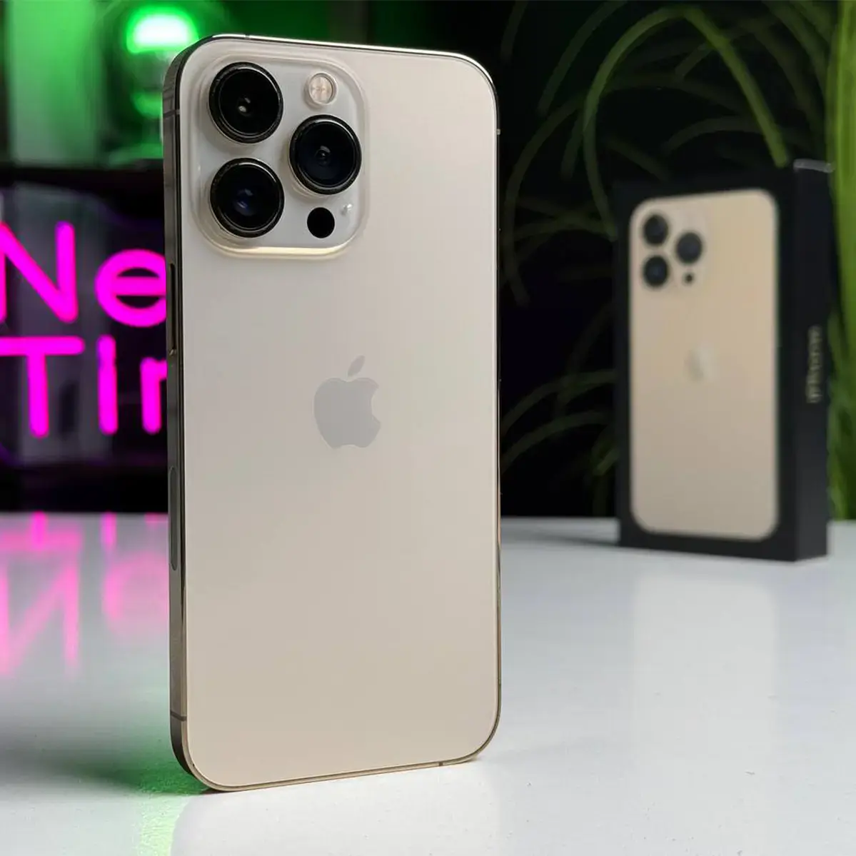 Б/У Apple iPhone 13 Pro 128GB Gold (MLTR3, MLVC3) - Состояние: хороший | Аккумулятор: 100% | Комплектация: полный | Гарантія: 1 мес.