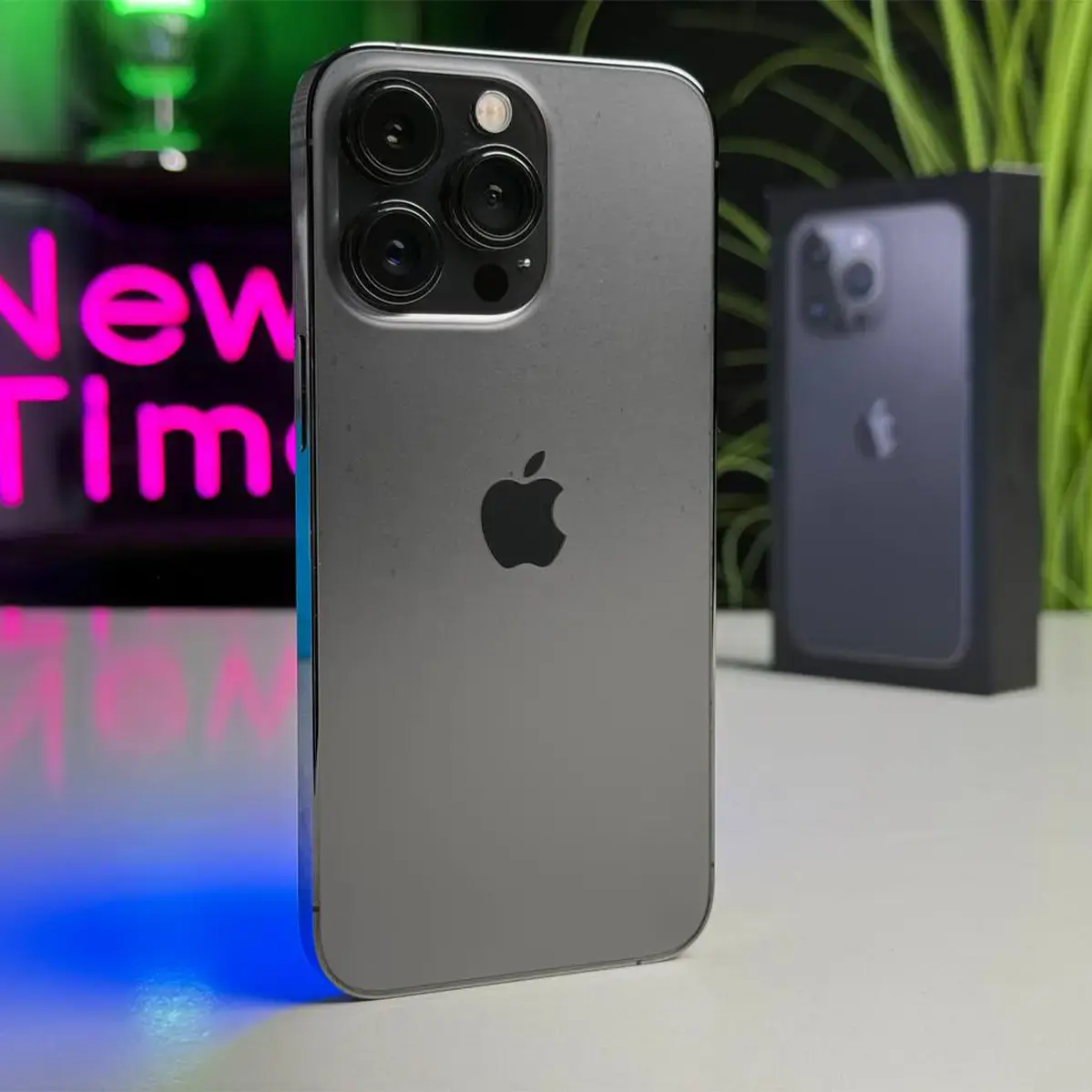 Б/У Apple iPhone 13 Pro 128GB Graphite (MLTP3, MLV93) - Состояние: хороший | Аккумулятор: 100% | Комплектация: полный | Гарантія: 1 мес.