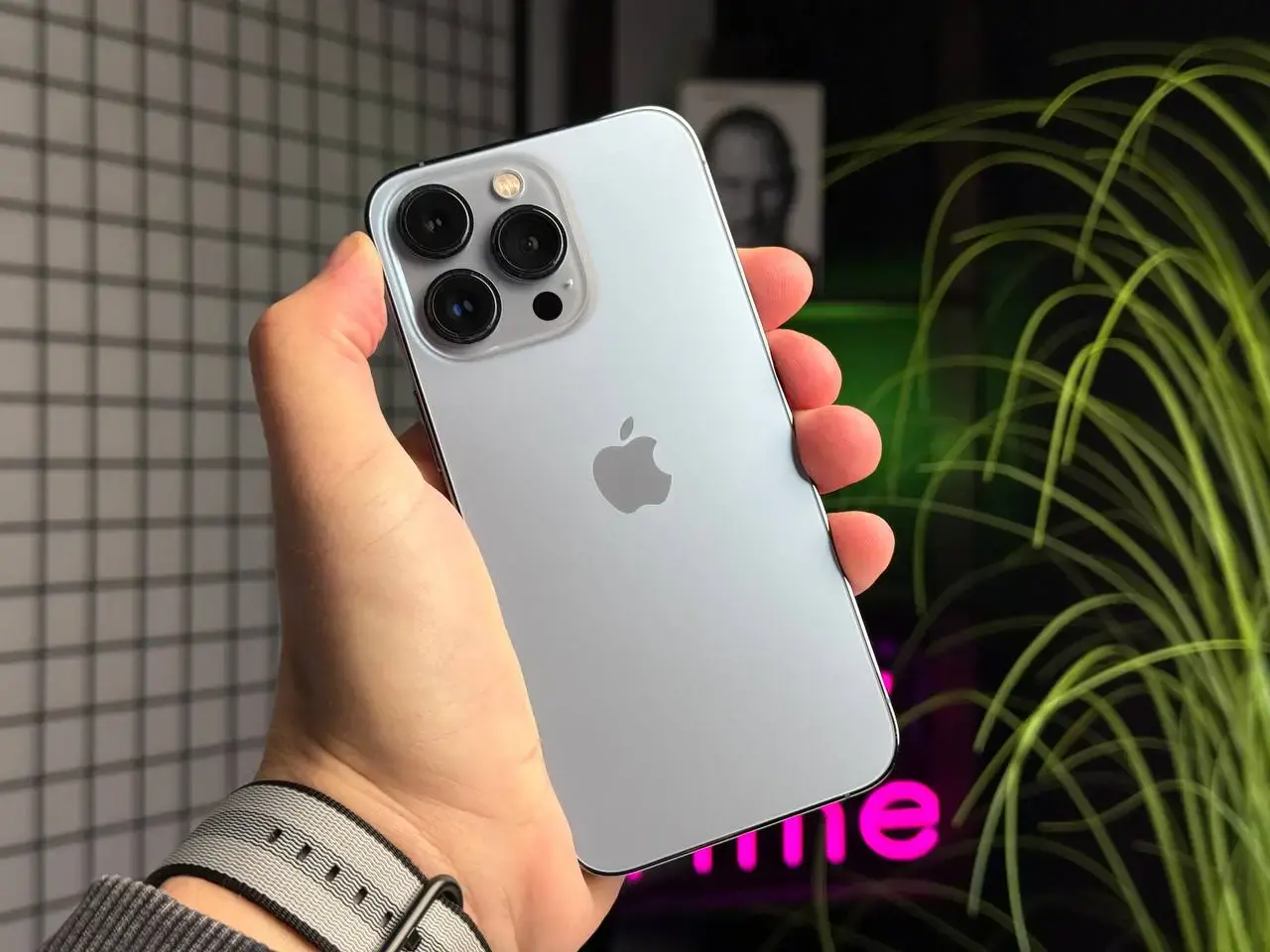 Б/У Apple iPhone 13 Pro 128GB Sierra Blue (MLTT3, MLVD3) - Состояние: хороший | Аккумулятор: 100% | Комплектация: полный | Гарантія: 1 мес.