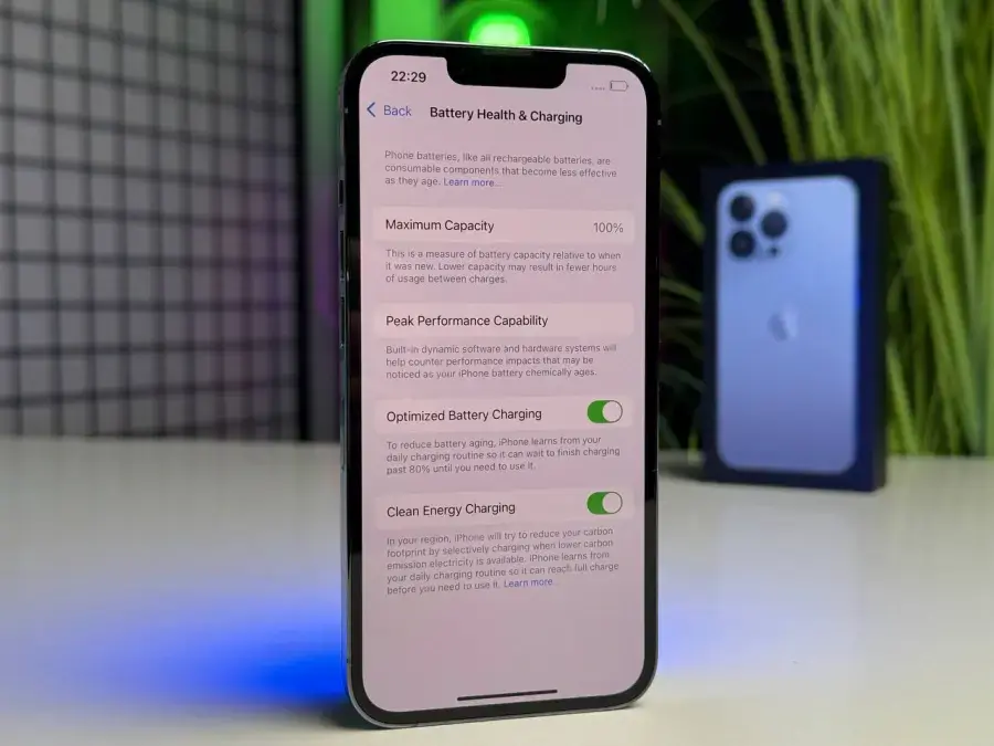 ВЖИВАНИЙ Apple iPhone 13 Pro 128GB Sierra Blue (MLTT3, MLVD3) - Стан: гарний | Акумулятор: 100% | Комплектація: повний | Гарантія: 1 міс.