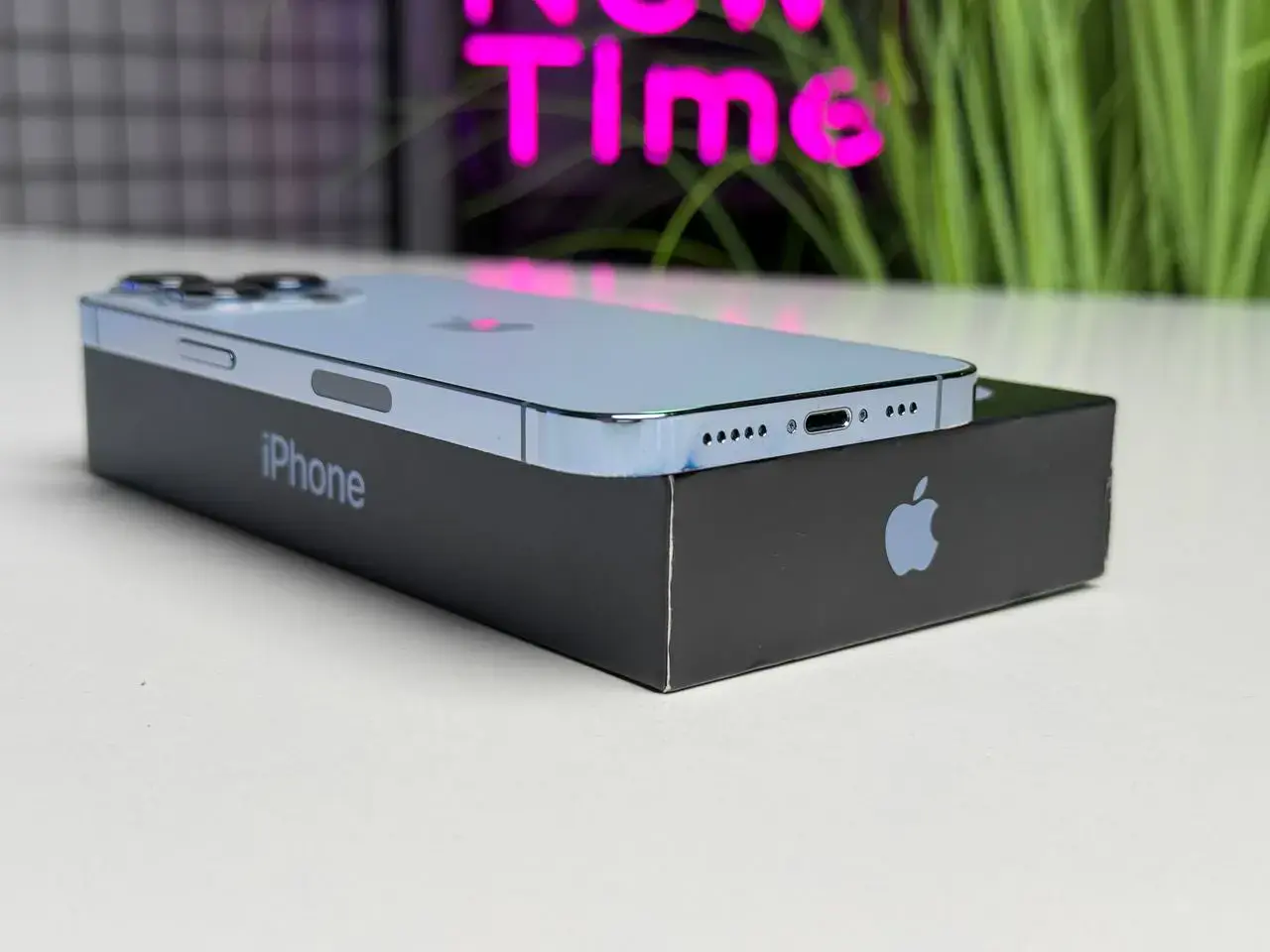 Б/У Apple iPhone 13 Pro 128GB Sierra Blue (MLTT3, MLVD3) - Состояние: хороший | Аккумулятор: 100% | Комплектация: полный | Гарантія: 1 мес.