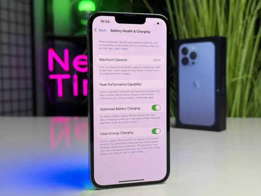 ВЖИВАНИЙ Apple iPhone 13 Pro 512GB Sierra Blue (MLU73, MLVU3) - Стан: гарний | Акумулятор: 100% | Комплектація: повний | Гарантія: 1 міс.