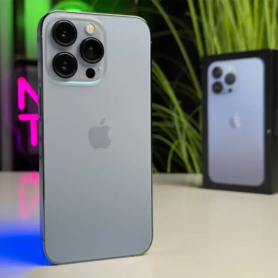 ВЖИВАНИЙ Apple iPhone 13 Pro 512GB Sierra Blue (MLU73, MLVU3) - Стан: гарний | Акумулятор: 100% | Комплектація: повний | Гарантія: 1 міс.