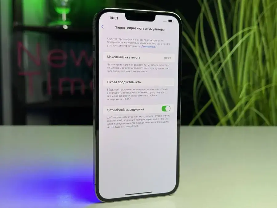 ВЖИВАНИЙ Apple iPhone 13 Pro Max 128GB Graphite (MLKL3, MLL63) - Стан: гарний | Акумулятор: 100% | Комплектація: iPhone, кабель | Гарантія: 1 міс.