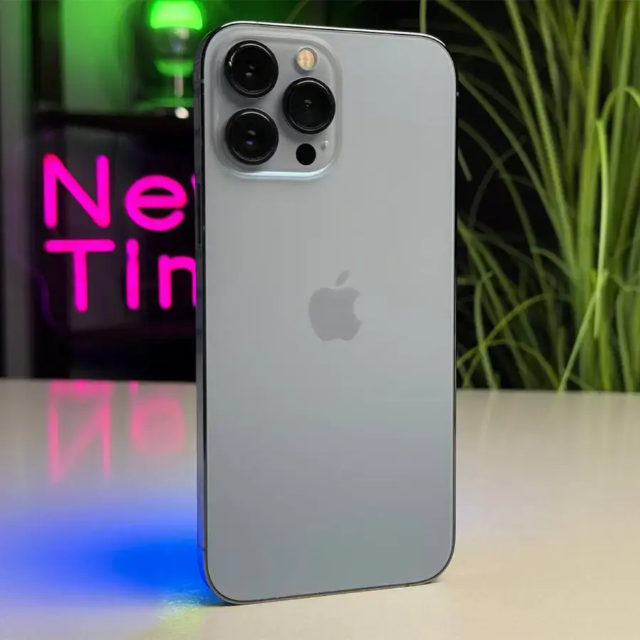 ВЖИВАНИЙ Apple iPhone 13 Pro Max 1TB Sierra Blue (MLL53, MLLN3) - Стан: гарний | Акумулятор: 100% | Комплектація: повний | Гарантія: 1 міс.