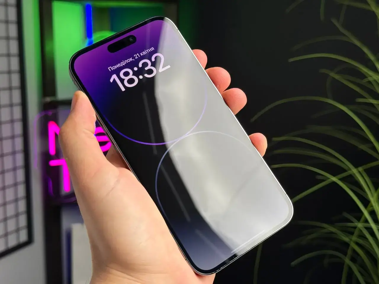 Б/У Apple iPhone 14 Pro Max 128GB Deep Purple (MQ9T3) - Состояние: хороший | Аккумулятор: 87% | Комплектация: полный | Гарантія: 1 мес.