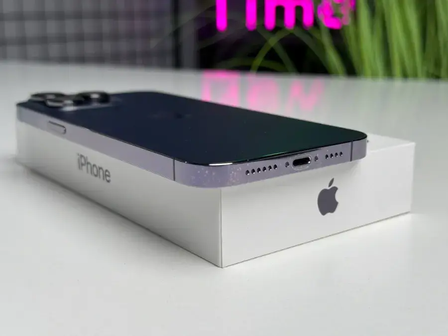 ВЖИВАНИЙ Apple iPhone 14 Pro Max 256GB Deep Purple (MQ9X3) - Стан: гарний | Акумулятор: 87% | Комплектація: повний | Гарантія: 1 міс.