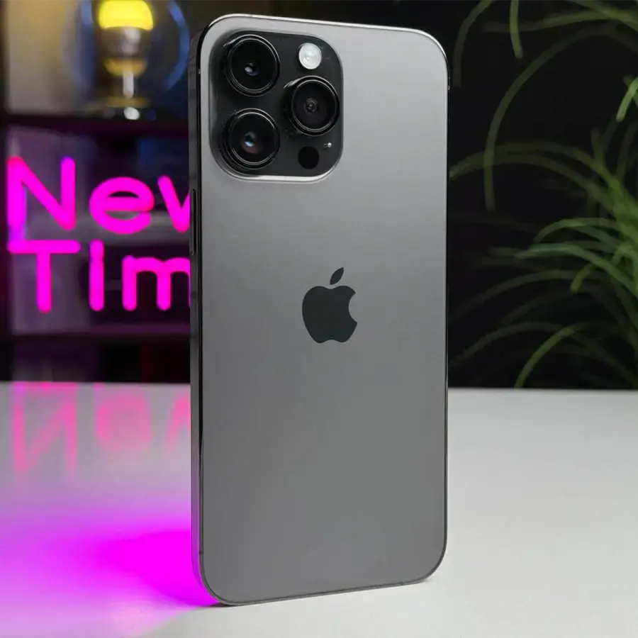 Б/У Apple iPhone 14 Pro Max 256GB Space Black (MQ9U3) - Состояние: хороший | Аккумулятор: 100% | Комплектация: iPhone, кабель | Гарантія: 1 мес.