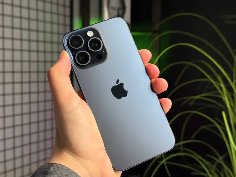 Б/У Apple iPhone 15 Pro Max 512GB Blue Titanium (MU7F3) - Состояние: хороший | Аккумулятор: 89% | Комплектация: полный | Гарантія: 1 мес.