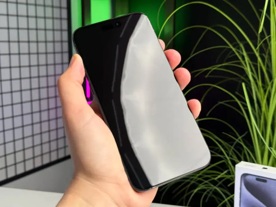 Б/У Apple iPhone 15 Pro Max 512GB Blue Titanium (MU7F3) - Состояние: хороший | Аккумулятор: 89% | Комплектация: полный | Гарантія: 1 мес.