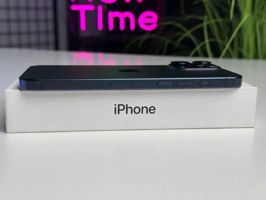 Б/У Apple iPhone 15 Pro Max 512GB Blue Titanium (MU7F3) - Состояние: хороший | Аккумулятор: 89% | Комплектация: полный | Гарантія: 1 мес.