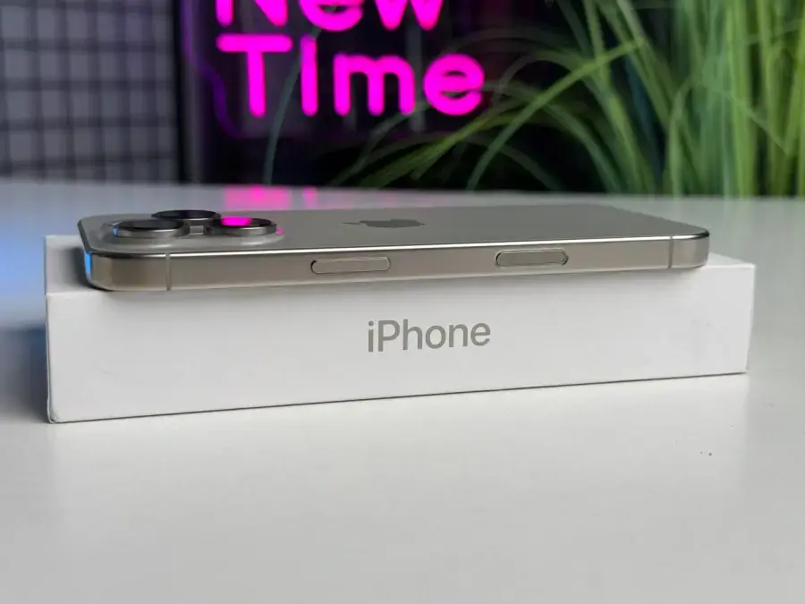 Б/У Apple iPhone 16 Pro 128GB Natural Titanium (MYNG3) - Состояние: идеальный | Аккумулятор: 100% | Комплектация: полный | Гарантія: 6 мес.