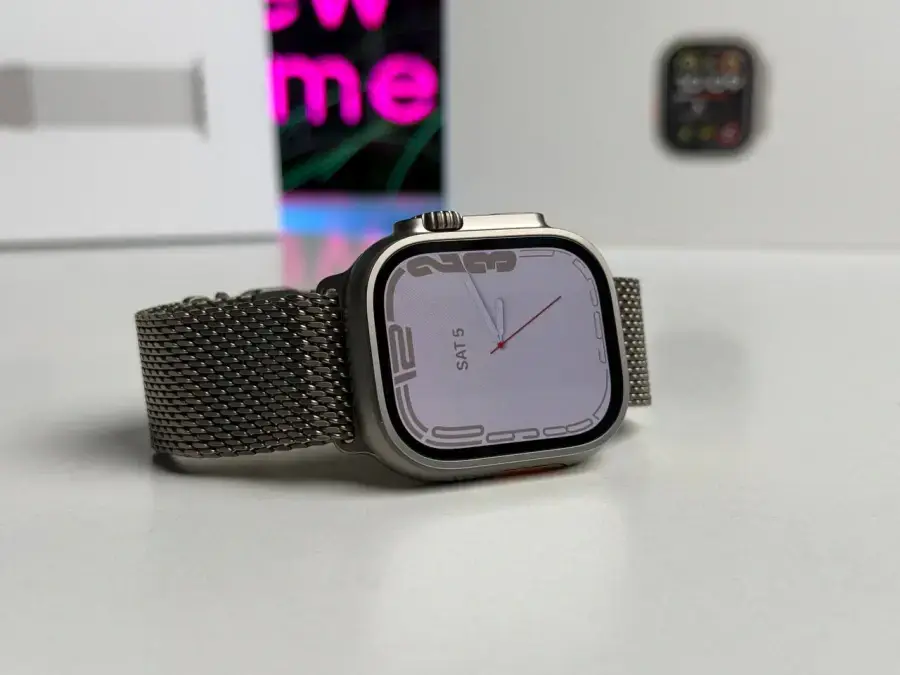 OPEN BOX Apple Watch Ultra 2 2024 GPS + Cellular 49mm Natural Titanium Case with Natural Titanium Milanese Loop - Large (MX5T3) - Состояние: идеальный | Аккумулятор: 100% | Комплектация: полный | Гарантія: 6 мес.