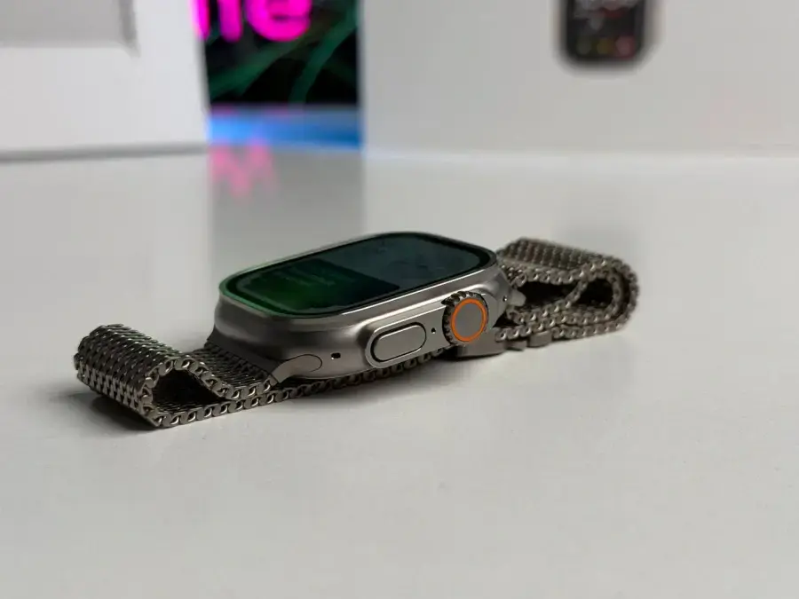 OPEN BOX Apple Watch Ultra 2 2024 GPS + Cellular 49mm Natural Titanium Case with Natural Titanium Milanese Loop - Large (MX5T3) - Состояние: идеальный | Аккумулятор: 100% | Комплектация: полный | Гарантія: 6 мес.