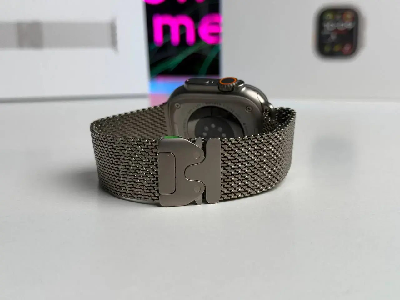 OPEN BOX Apple Watch Ultra 2 2024 GPS + Cellular 49mm Natural Titanium Case with Natural Titanium Milanese Loop - Large (MX5T3) - Состояние: идеальный | Аккумулятор: 100% | Комплектация: полный | Гарантія: 6 мес.