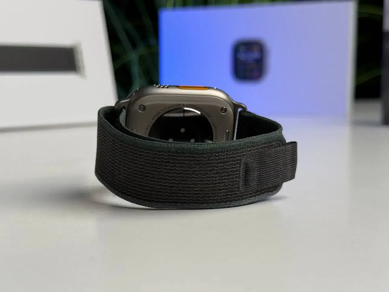 ВЖИВАНИЙ Apple Watch Ultra 2 GPS + Cellular 49mm Titanium Case with Blue/Black Trail Loop - S/M (MRF53) - Стан: гарний | Акумулятор: 100% | Комплектація: повний | Гарантія: 1 міс.