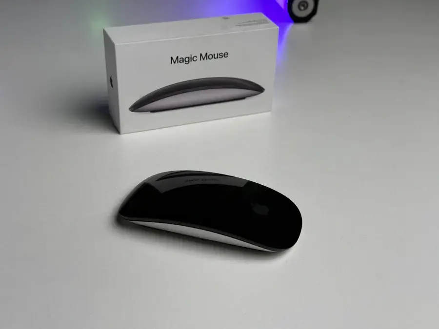 ВЖИВАНИЙ Миша Apple Magic Mouse [USB‑C] - Black Multi-Touch Surface (MXK63) - Стан: гарний | Акумулятор: 100% | Комплектація: коробка, мишка | Гарантія: 1 міс.