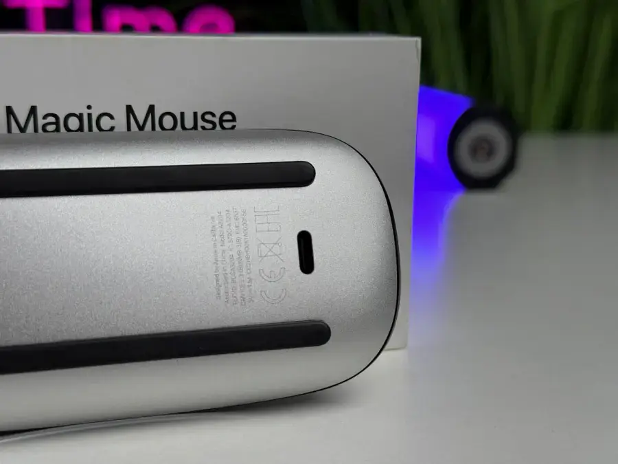 ВЖИВАНИЙ Миша Apple Magic Mouse [USB‑C] - Black Multi-Touch Surface (MXK63) - Стан: гарний | Акумулятор: 100% | Комплектація: коробка, мишка | Гарантія: 1 міс.