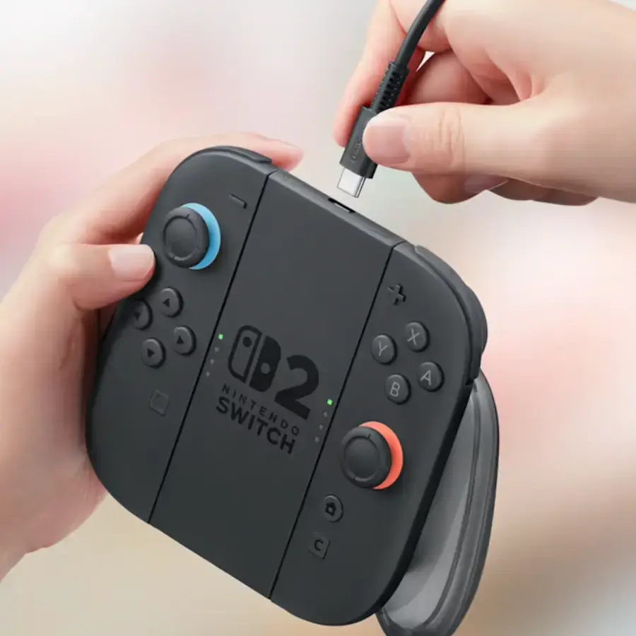 Зарядный держатель для контроллеров Nintendo Joy-Con 2 Charging Grip (00045496886028)