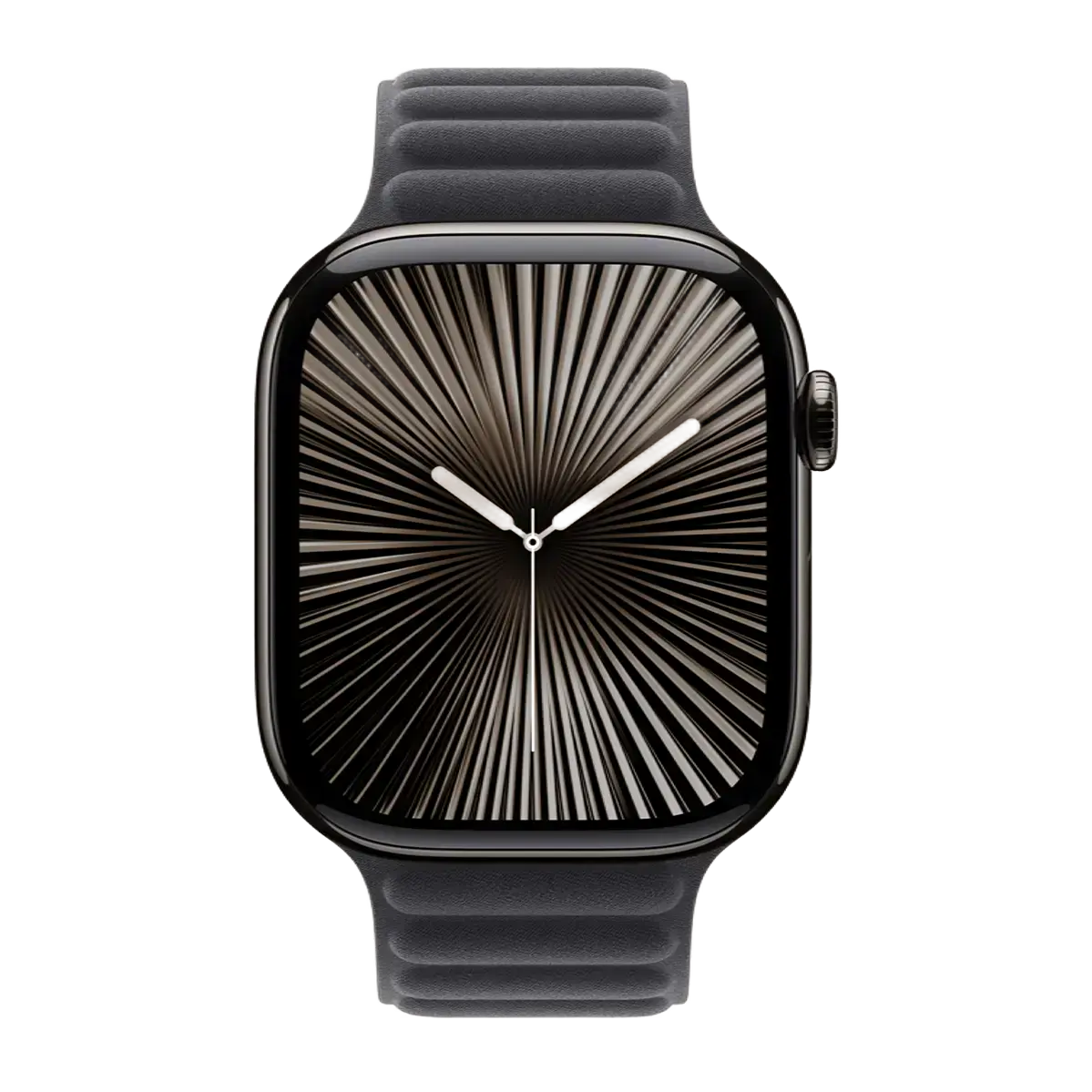 Apple Watch Series 10 GPS + Cellular 42mm Slate Titanium Case with Black Magnetic Link - S/M (MX0M3+MXWQ3)