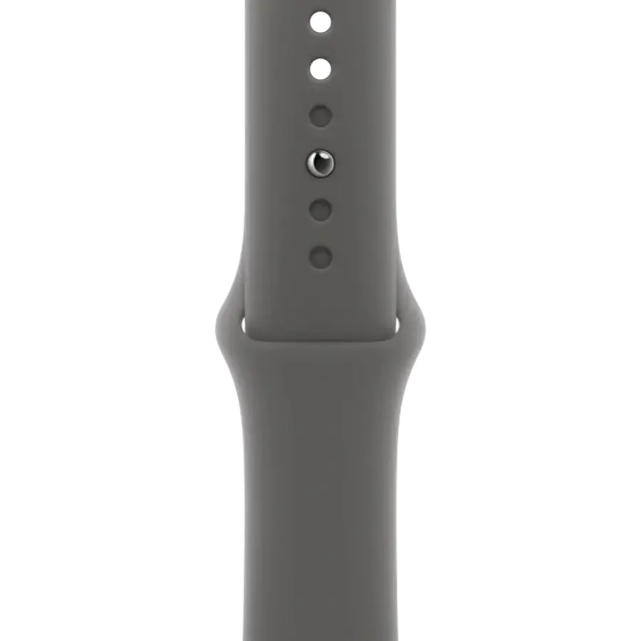 Apple Watch Series 10 GPS + Cellular 42mm Slate Titanium Case with Stone Gray Sport Band - M/L (MX0M3+MXLH3)