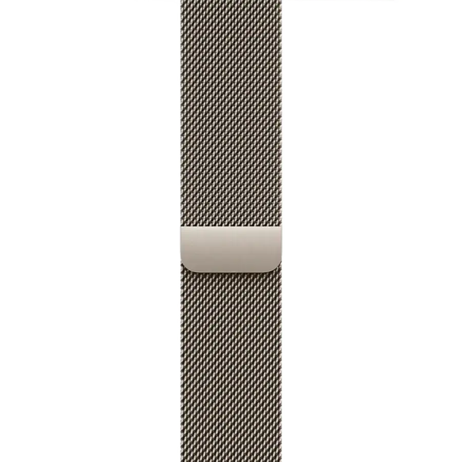 Apple Watch Series 10 GPS + Cellular 46mm Gold Titanium Case with Natural Milanese Loop - M/L (MX183+MXMQ3)