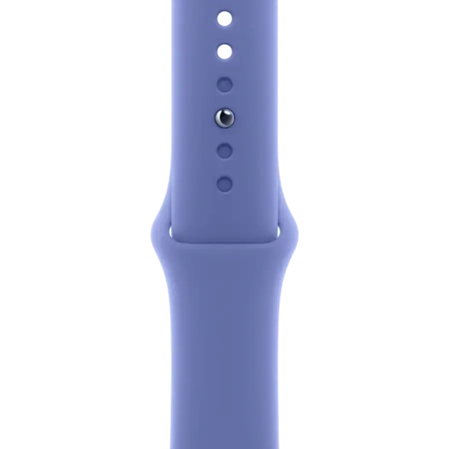 Apple Watch Series 10 GPS 42mm Rose Gold Aluminum Case with Periwinkle Sport Band - S/M (MWWY3+MDT14)