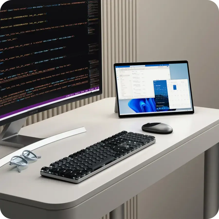 Бездротова клавіатура з підсвіткою Satechi SM3 Slim Mechanical Backlit Bluetooth Keyboard - Dark (ST-KSM3DK-EN)