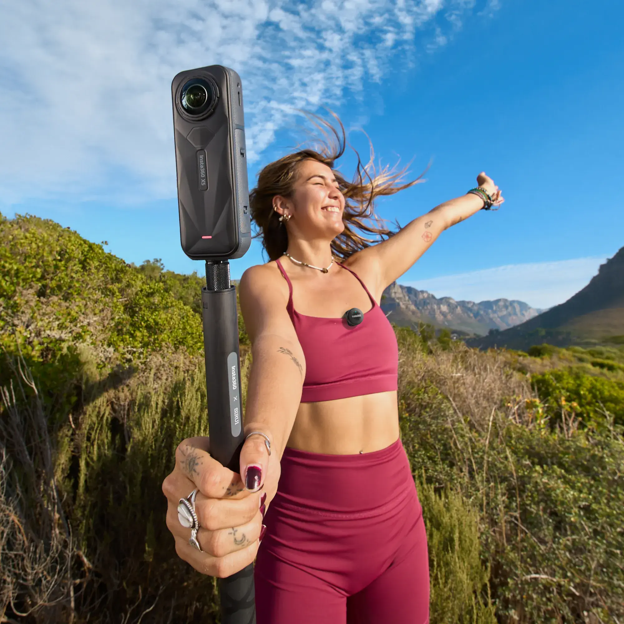 Беспроводная микрофонная система Insta360 Mic Air [1 TX + 1 RX] (CINSABWA)