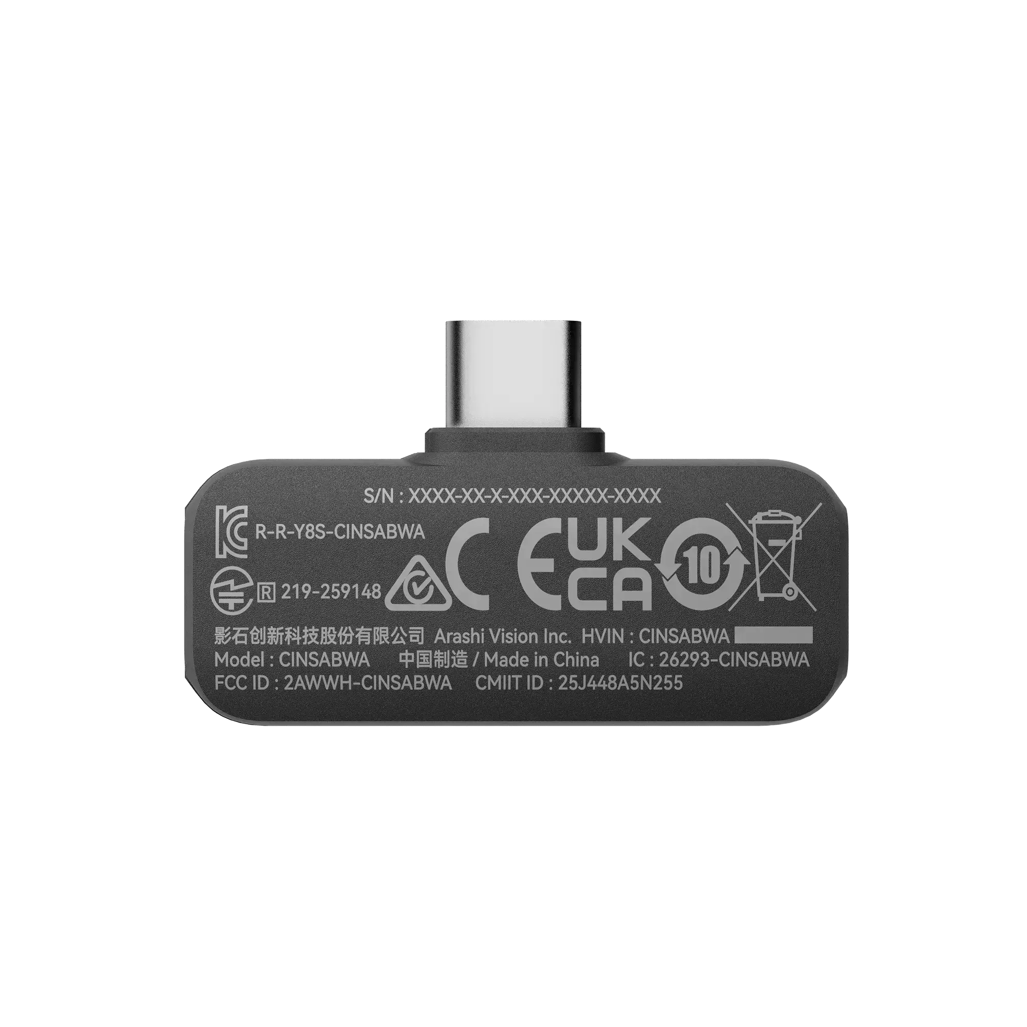 Беспроводная микрофонная система Insta360 Mic Air [1 TX + 1 RX] (CINSABWA)