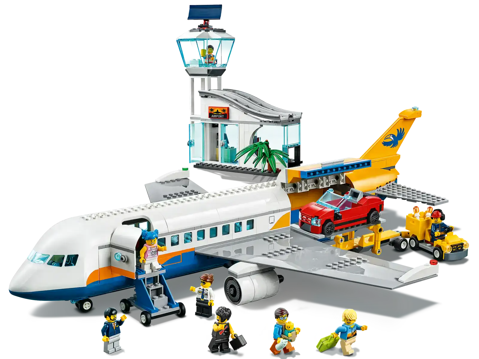 Блоковый конструктор LEGO City Пассажирский самолет (60262)