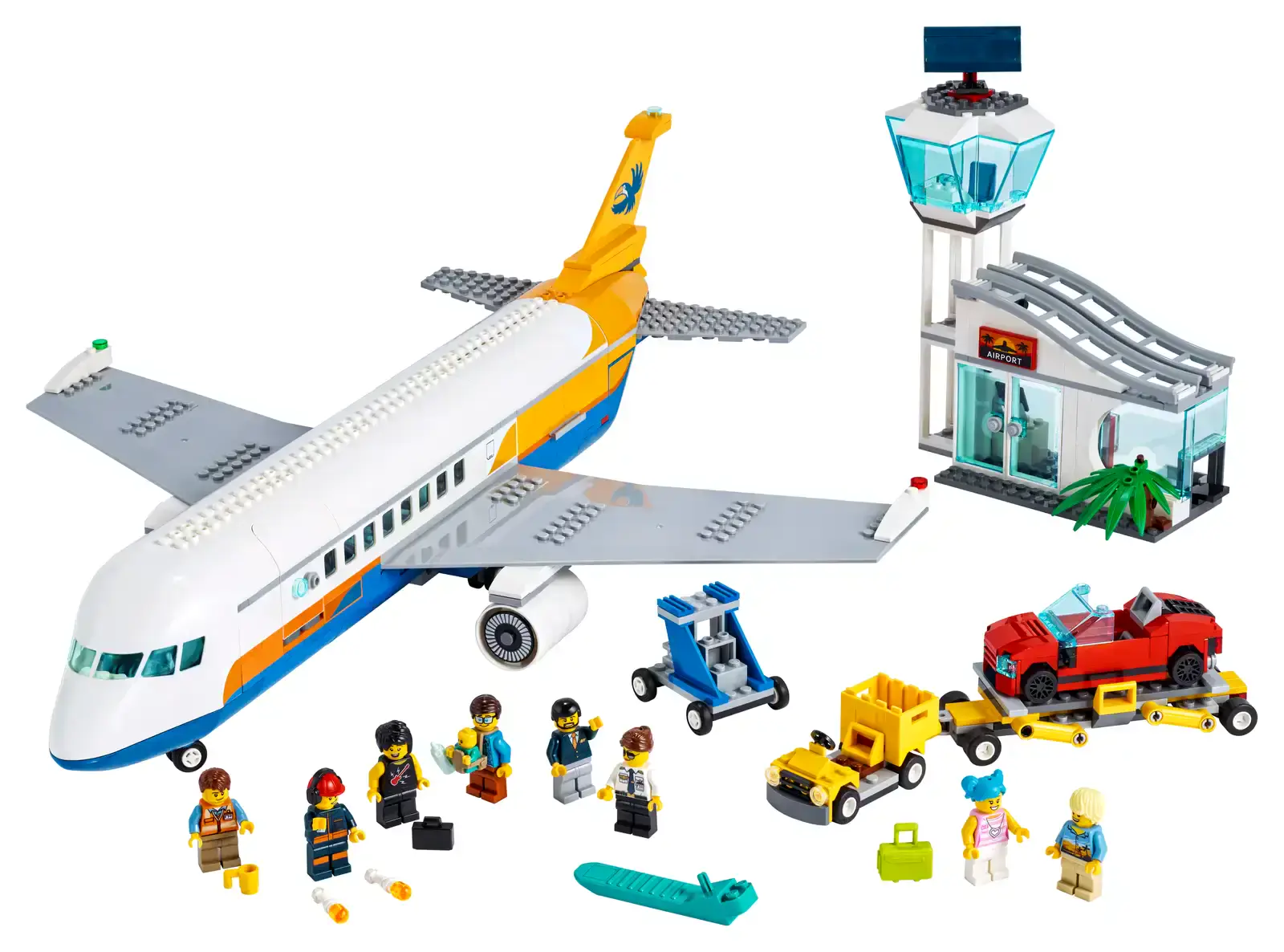 Блоковый конструктор LEGO City Пассажирский самолет (60262)
