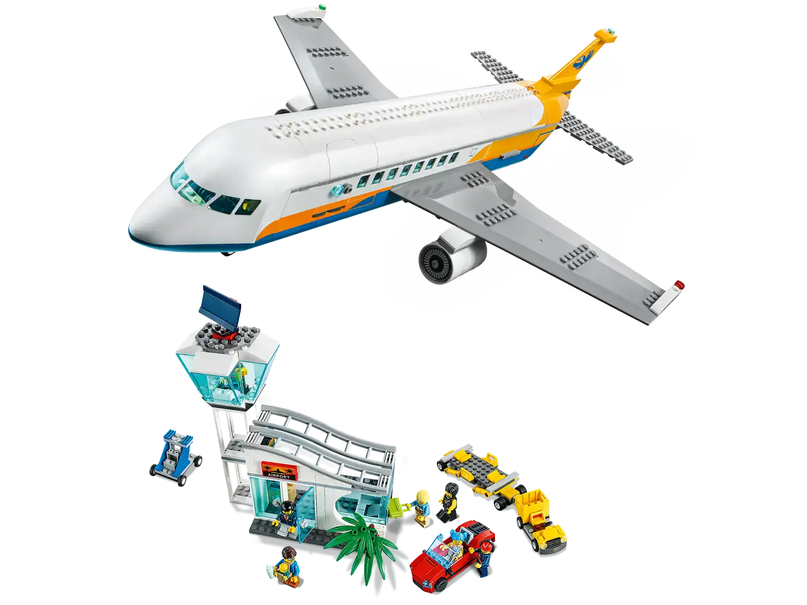 Блоковый конструктор LEGO City Пассажирский самолет (60262)