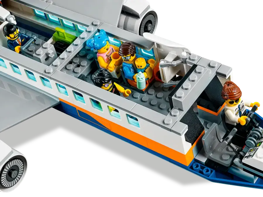 Блоковий конструктор LEGO City Пасажирський літак (60262)
