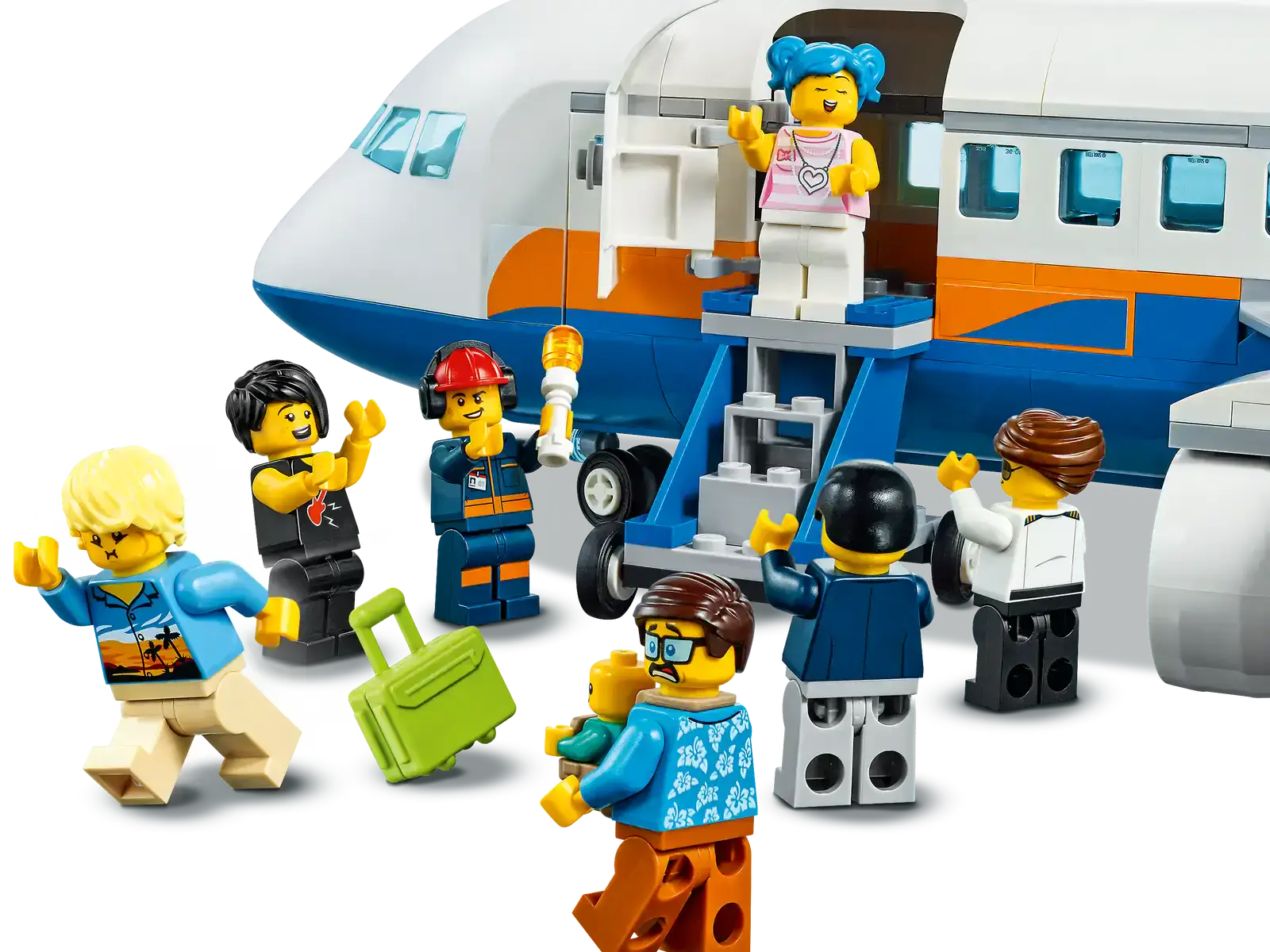 Блоковый конструктор LEGO City Пассажирский самолет (60262)
