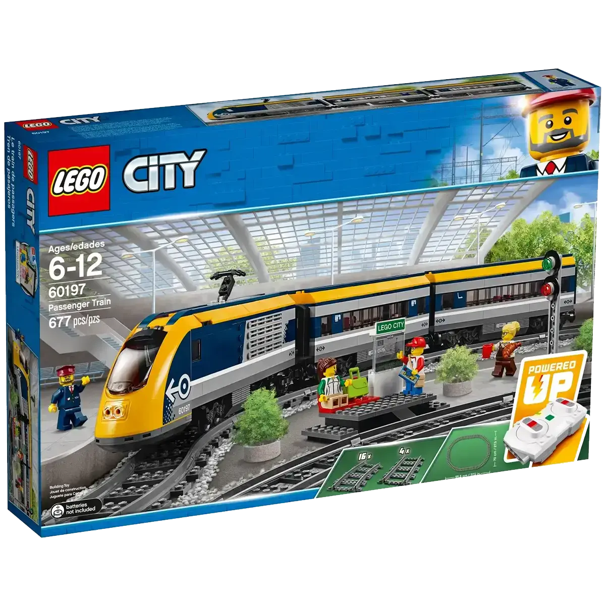 Блоковий конструктор LEGO City Пасажирський поїзд (60197)