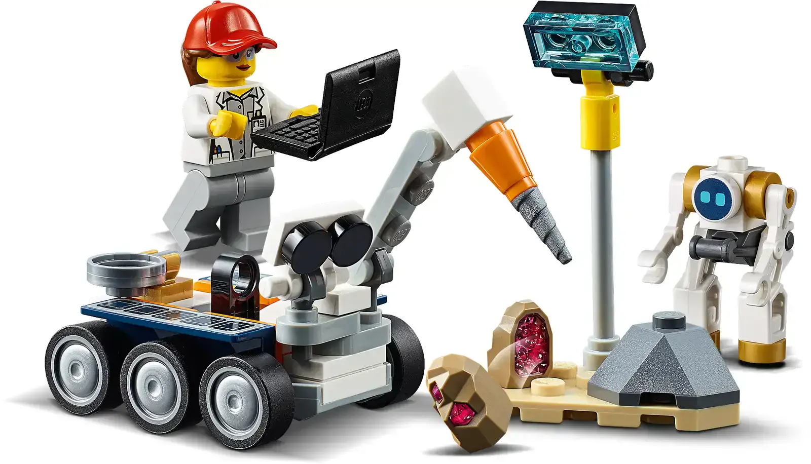 Блоковий конструктор LEGO City Збірка та транспортування ракет (60229)