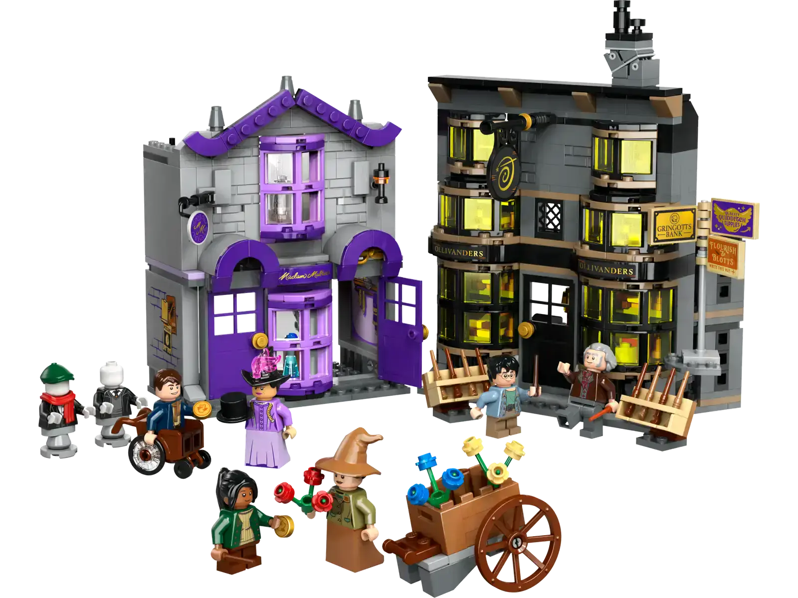 Блоковий конструктор LEGO Harry Potter Крамниця Оллівандера і ательє мадам Малкін (76439)