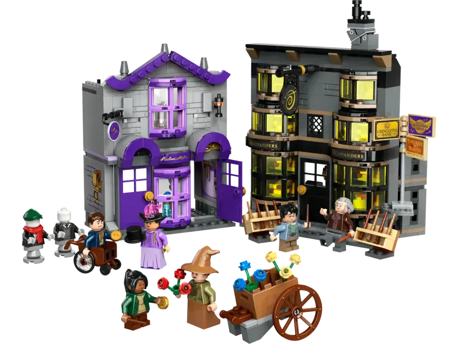 Блоковий конструктор LEGO Harry Potter Крамниця Оллівандера і ательє мадам Малкін (76439)