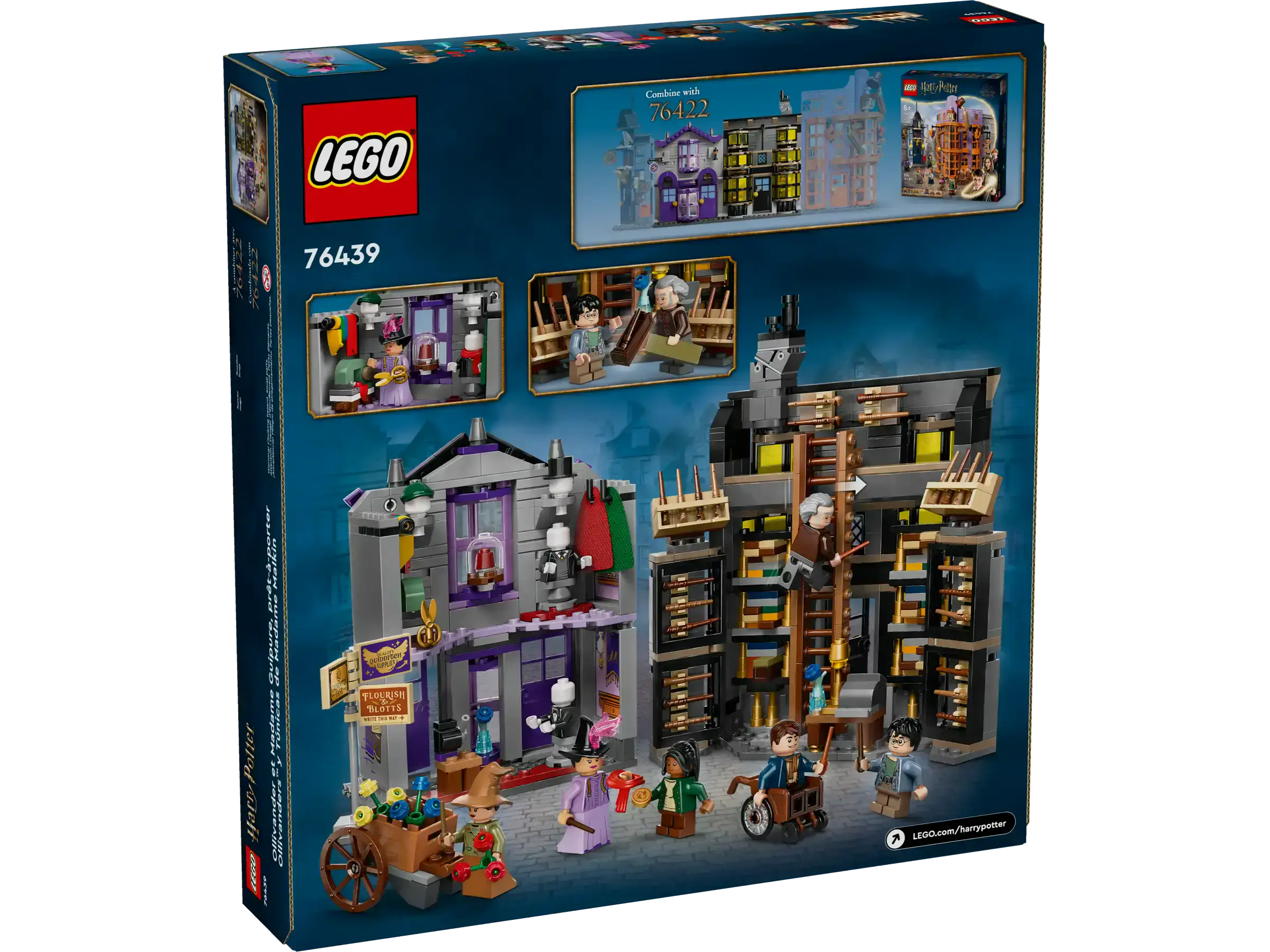 Блоковий конструктор LEGO Harry Potter Крамниця Оллівандера і ательє мадам Малкін (76439)
